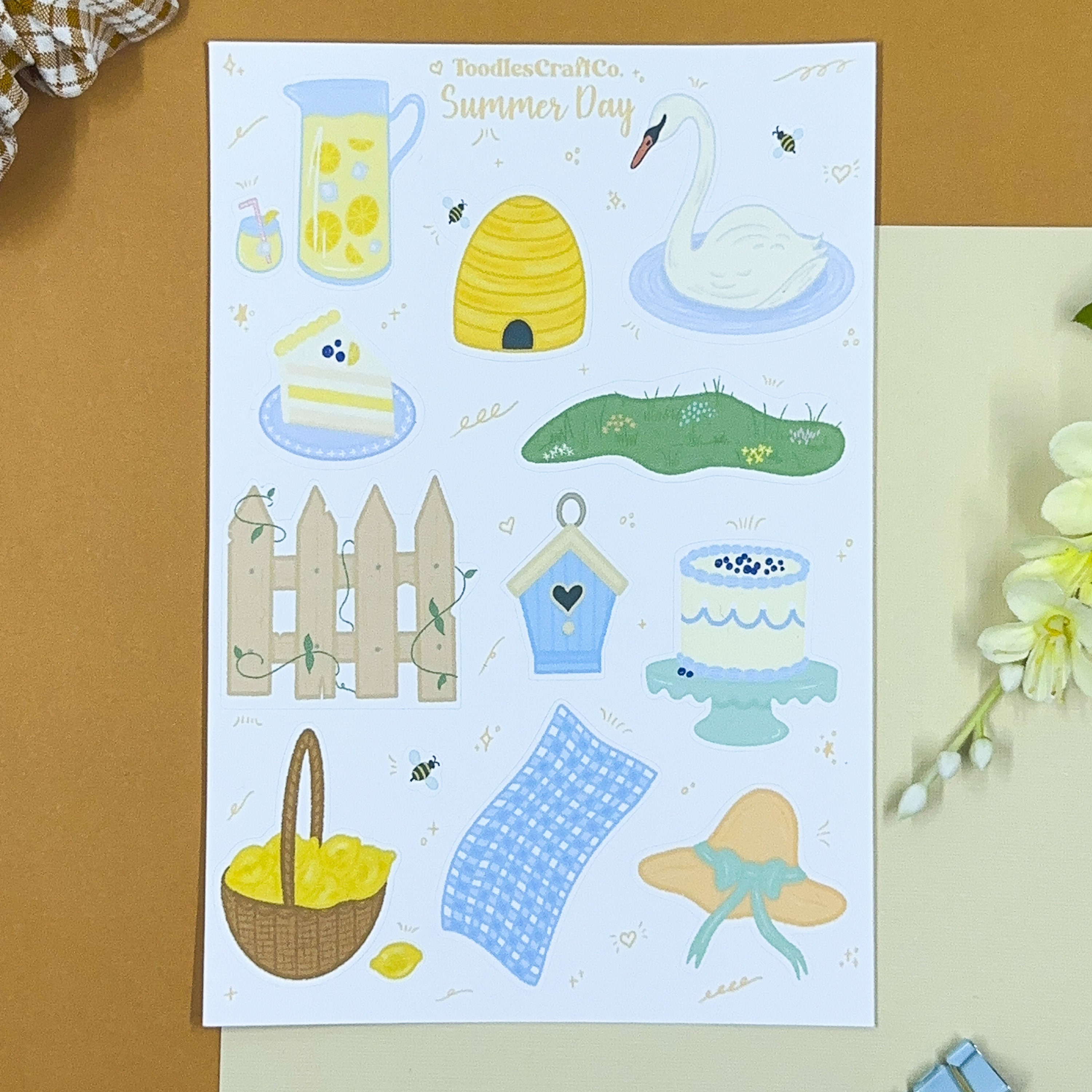 Cute Cottagecore Sticker Pack Scrapbook Stickers - Etsy