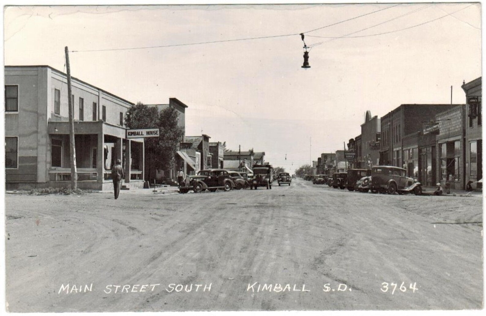 Kimball S.D. Main Street 1939 Photo Postcard Etsy