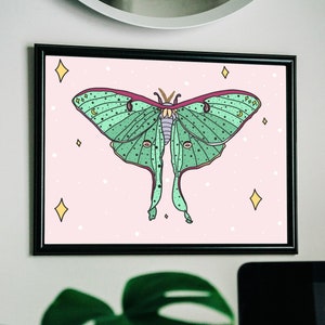 Lunar Moth Digital Print- Download