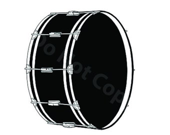 Bass Drum Svg Etsy