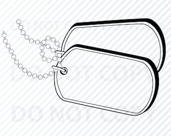 Dog Tag Svg Etsy