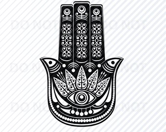 Hamsa Vector Etsy