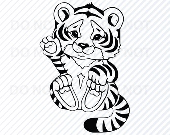 Free Free 158 Baby Tiger Svg Free SVG PNG EPS DXF File