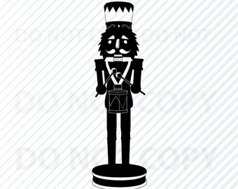 Nutcracker SVG Files – Christmas Vector ClipArt, Stencil (Digital Download)