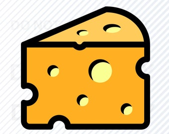 Swiss Cheese SVG Files  - File For Silhouette Clip Art - SVG - Eps, Cheese Png, dxf  Cheese ClipArt, Swiss cheese vector images