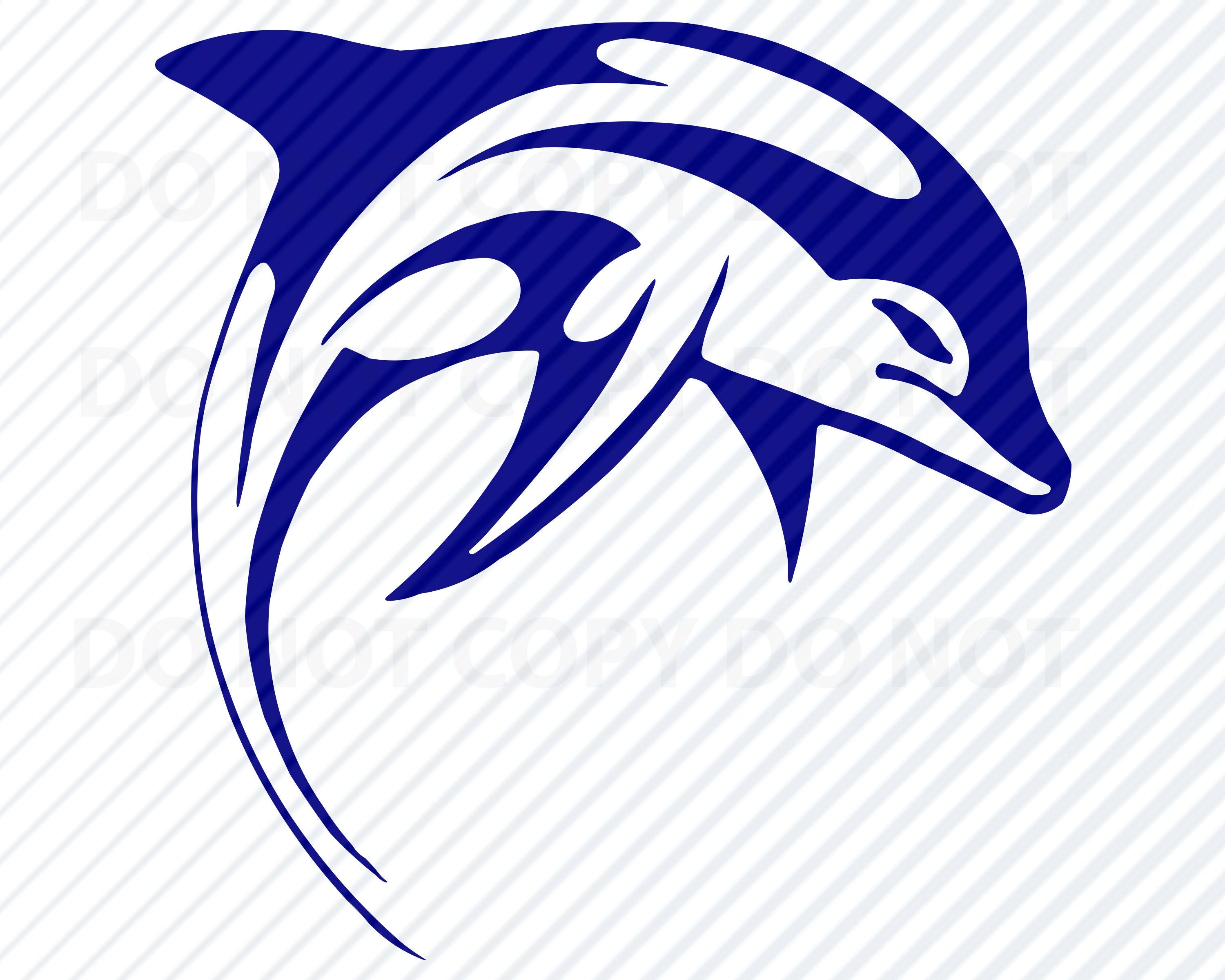 Dolphin #5 Svg File Images Vector Silhouette - Craft Supply