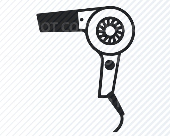 Hair Dryer 2 Svg File For Cricut Vector Images Clipart Etsy