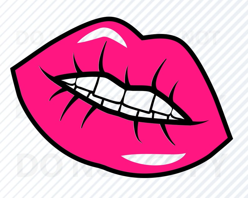 Download Lips SVG Files For Cricut Silhouette Lips Vector Images | Etsy