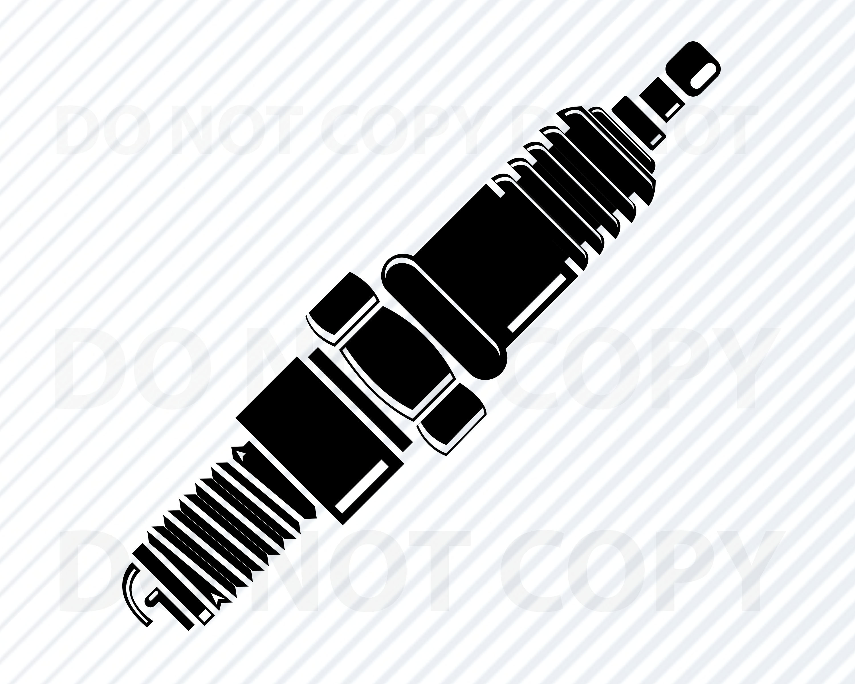 Spark Plug SVG Files for Cricut Motor Parts Vector Images Etsy Finland