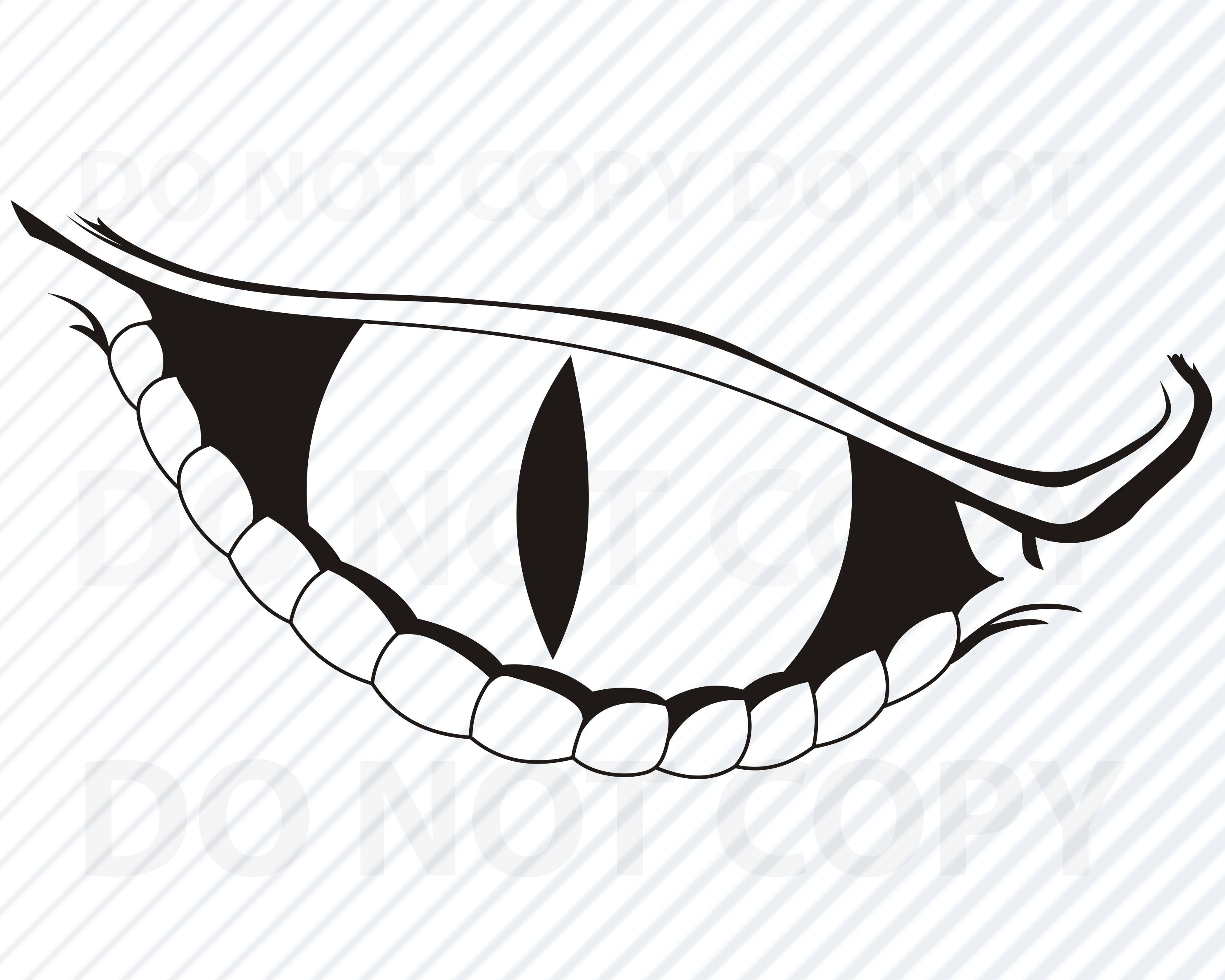 Dragon eyes clipart