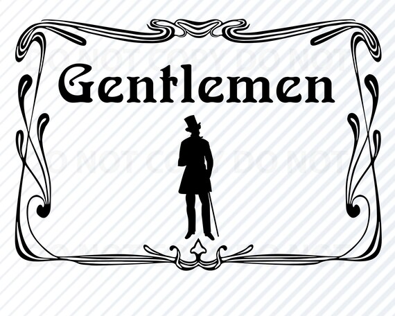 Download Vintage Restroom Sign Svg Files For Cricut Bathroom Vector Etsy PSD Mockup Templates