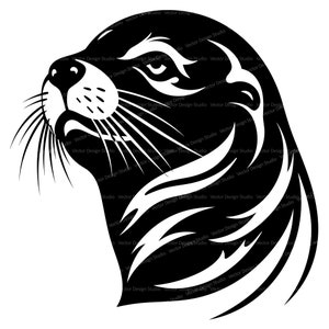 Seal Svg & PNG Files, Sea Mammals animals Clipart Silhouette, Cute Baby Seal Vector Image, SVG For T shirt Design, Transparent Background