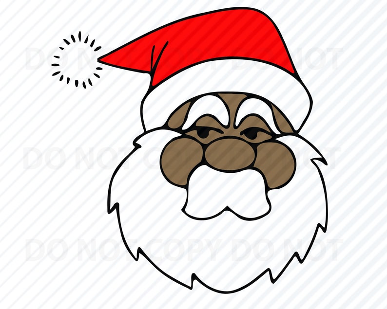 Download African American Santa Claus SVG Files for Cricut ...