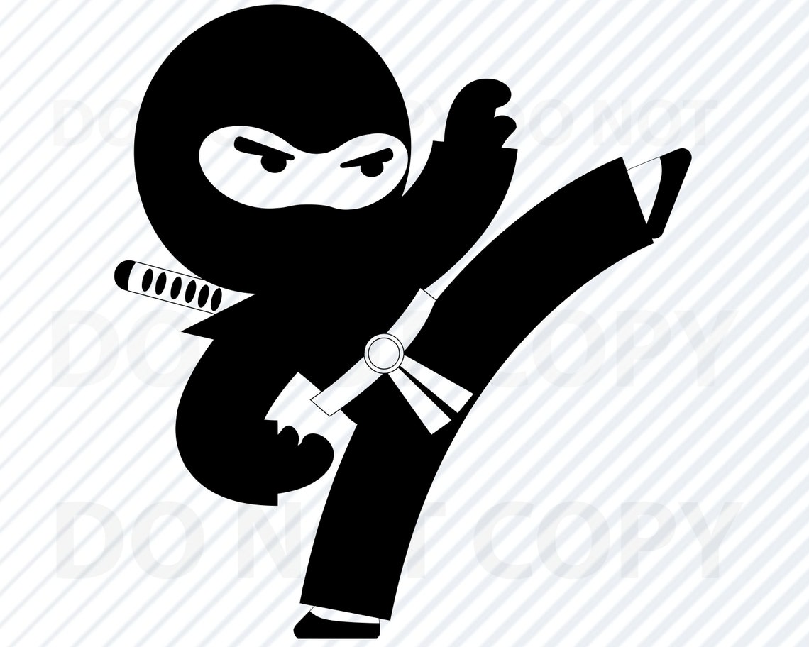Download Ninja SVG files For Cricut Boy Ninja Vector Images Clipart | Etsy