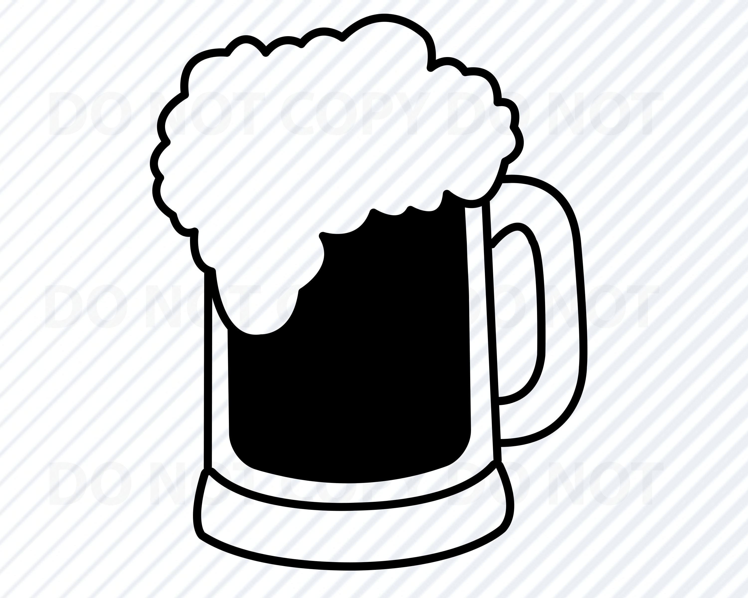 beer vector silhouette