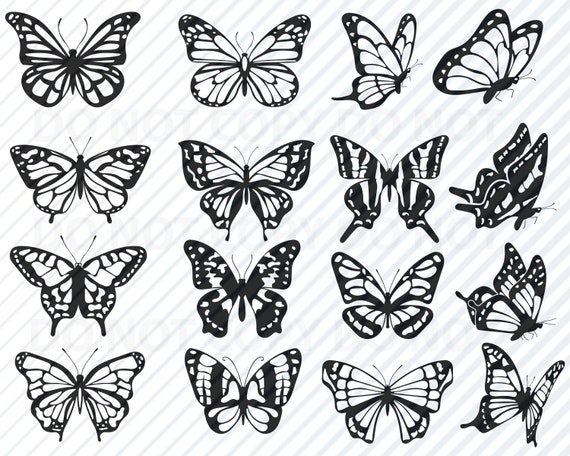 Free Free 331 Silhouette Monarch Butterfly Svg SVG PNG EPS DXF File