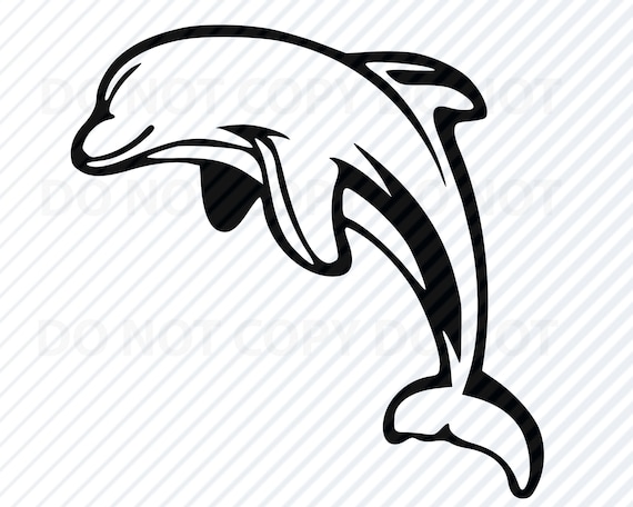 Download Dolphin 6 Svg Files Vector Images Silhouette Craft Supply Etsy