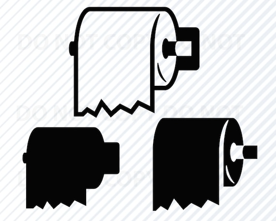 Download Toilet Paper SVG Bundle SVG Files for cricut Clip Art | Etsy