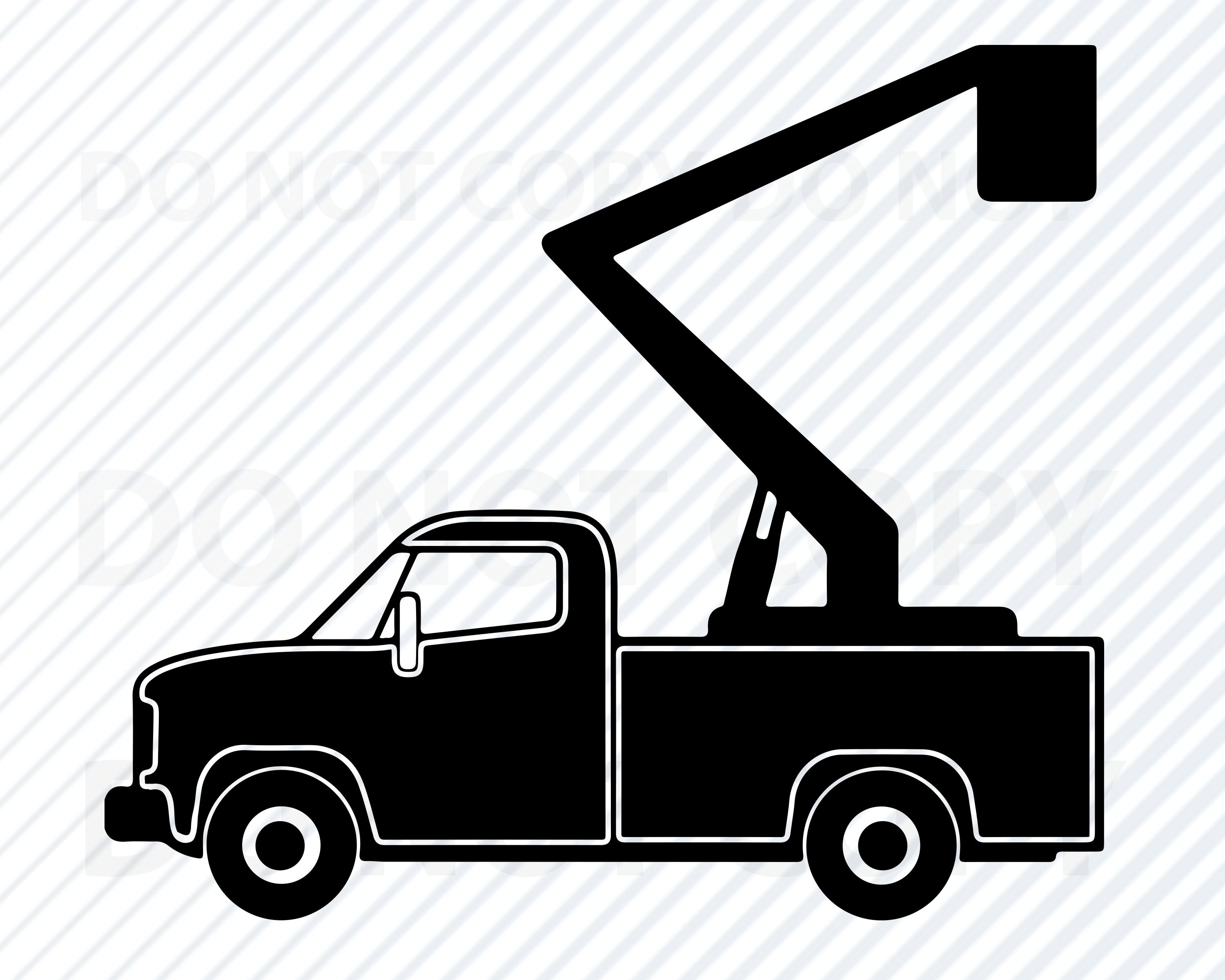 Free Free 264 Tree Trimmer Bucket Truck Svg SVG PNG EPS DXF File