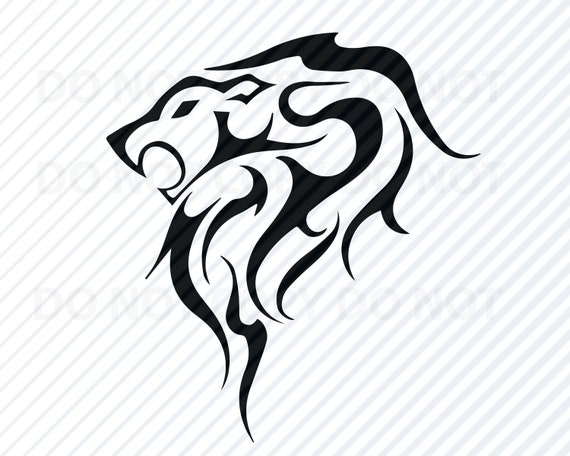 Free Free 329 Tribal Lion Svg SVG PNG EPS DXF File