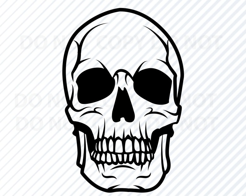 Download Skull SVG human skull Vector Images silhouette Clip Art ...