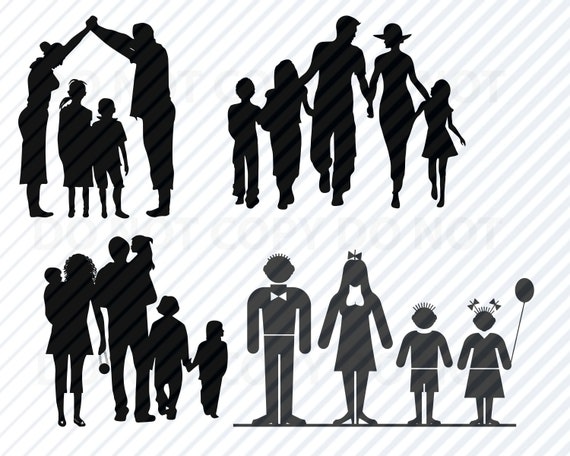Download Family Svg Bundle Parents Vector Images Silhouette Woman Svg Etsy
