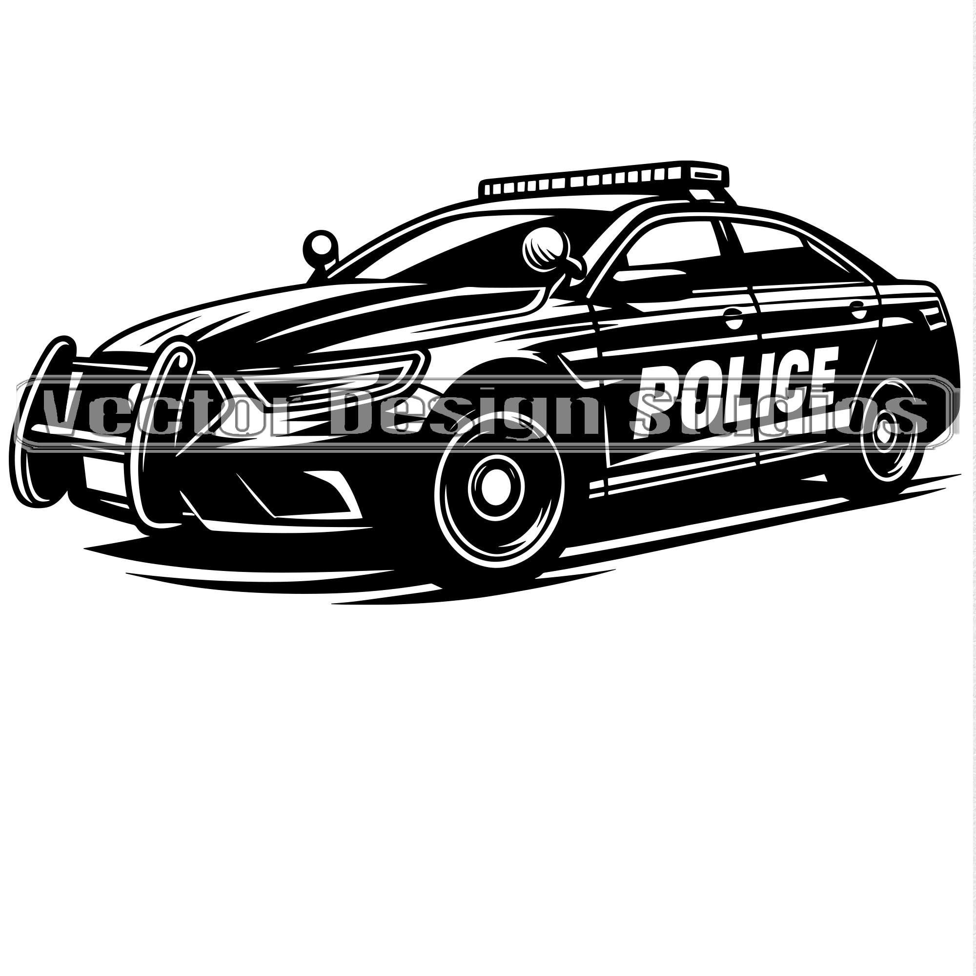police-car-black-and-white