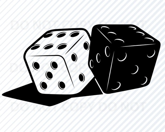 Download Dice Svg Files For Cricut Black White Vector Images Etsy