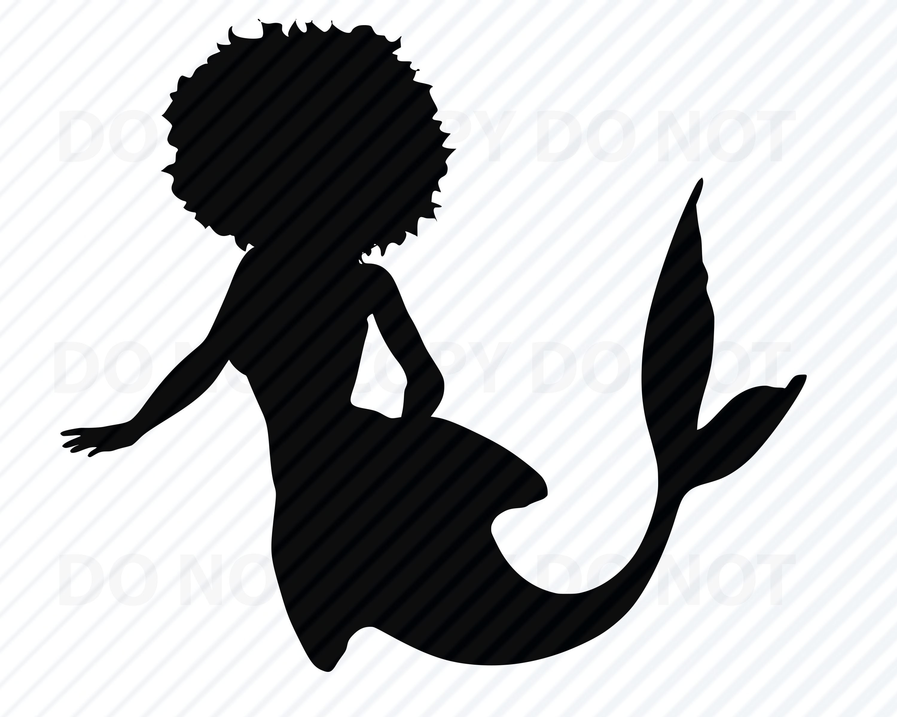 Free Free 174 Silhouette Svg Mermaid Clipart SVG PNG EPS DXF File