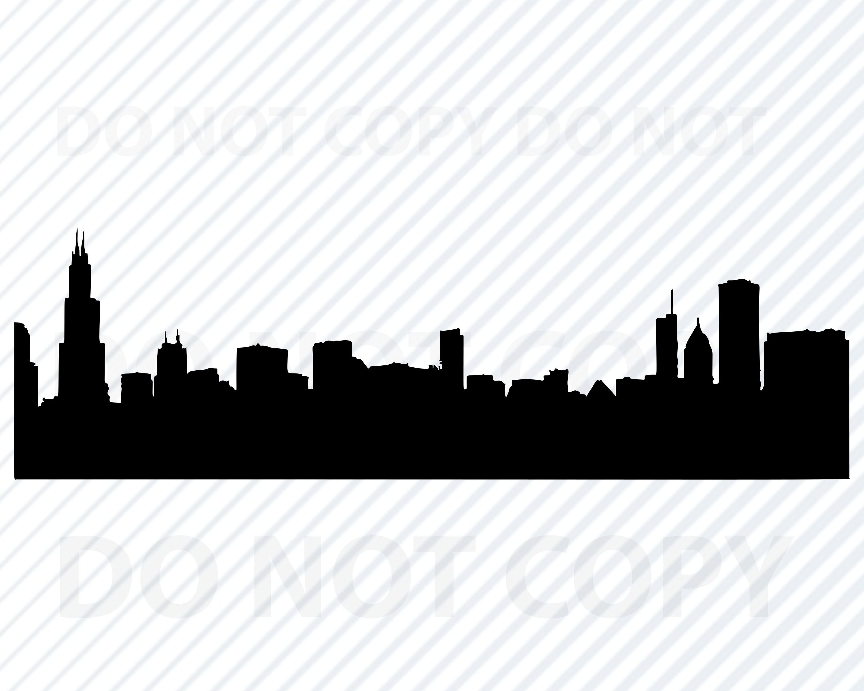 chicago skyline outline png