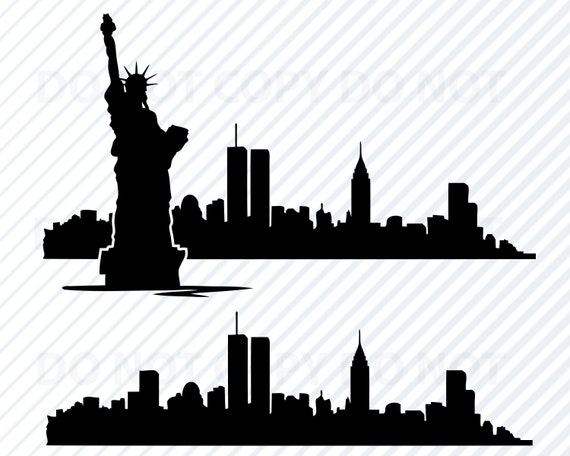 new york city skyline silhouette