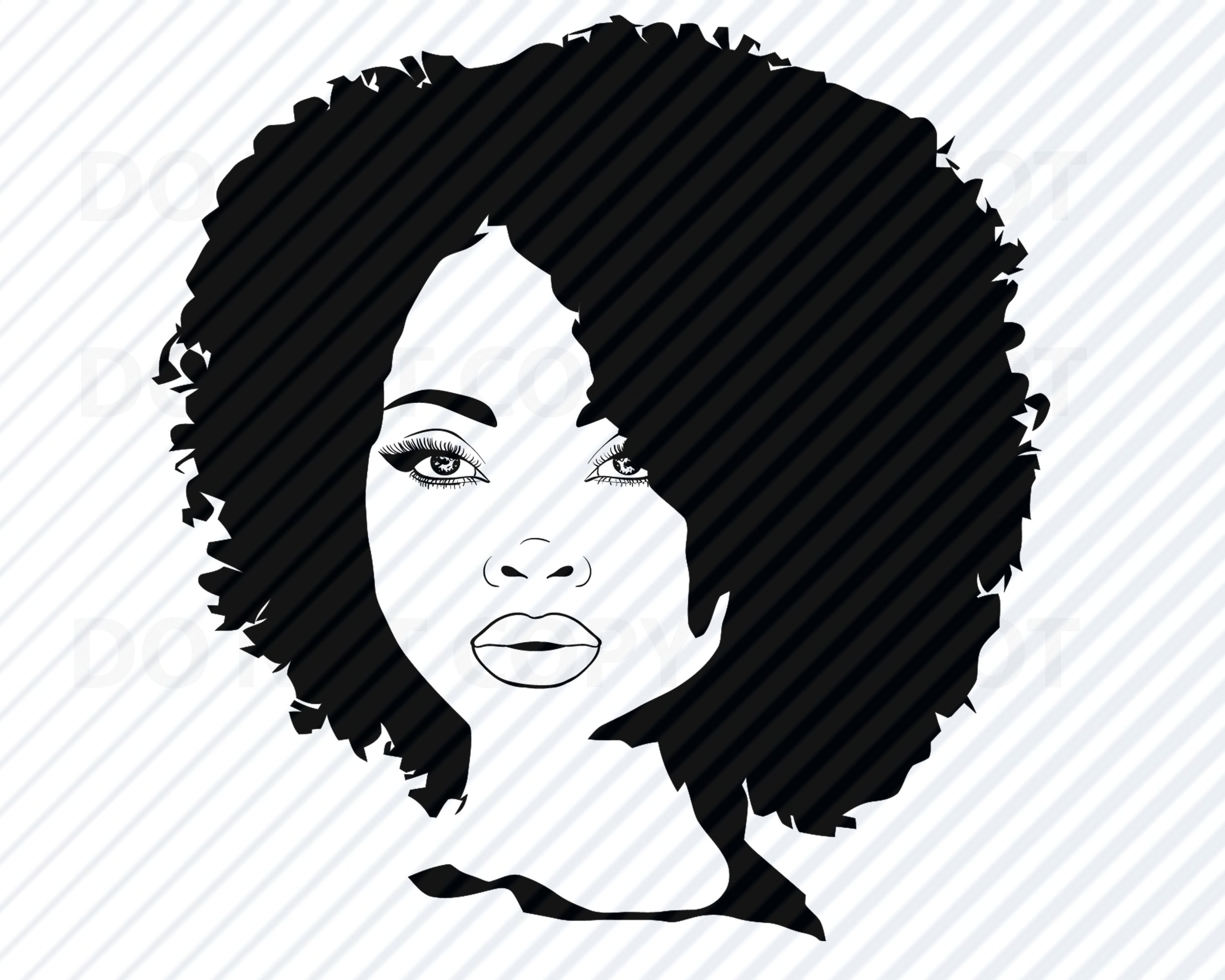 Black Woman Silhouette Clip Art