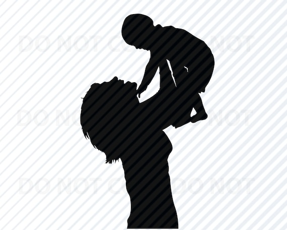 Download Woman With Baby Svg Family Vector Images Silhouette Clip Art Etsy