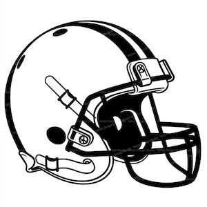 Football Helmet SVG Files  - Footballt Vector Images  Sports Clip Art SVG -Eps, Png Stencil ClipArt Sports helmet