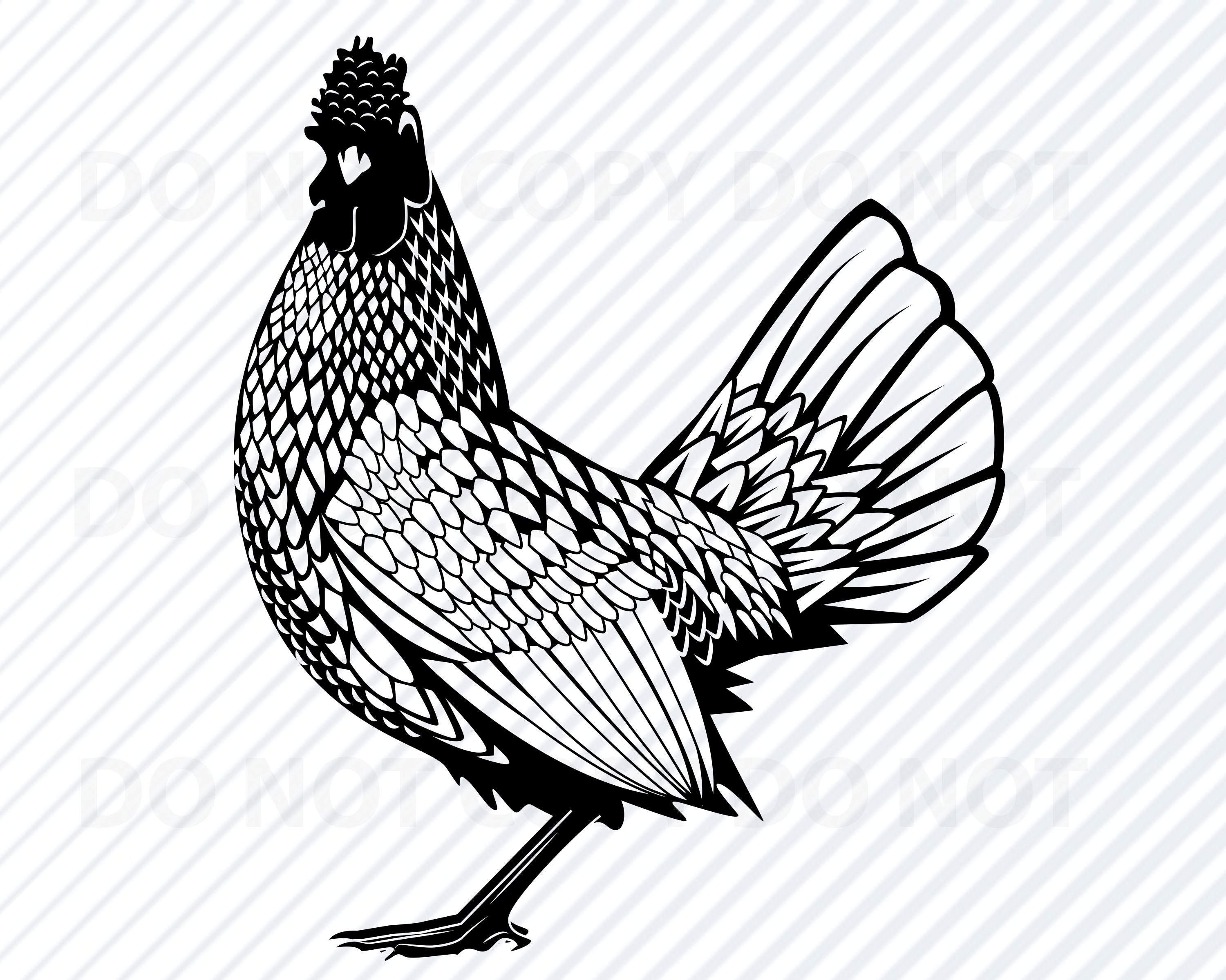 Chicken Silhouette Clip Art