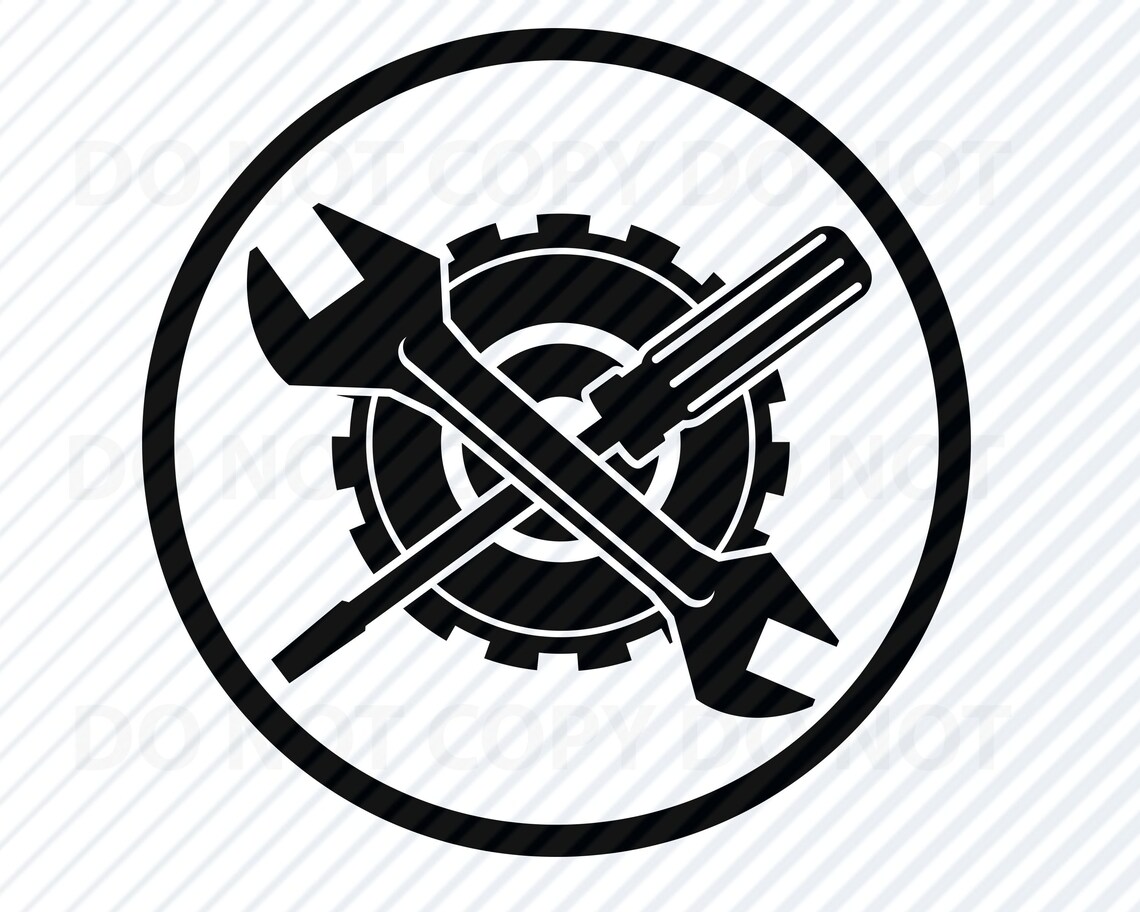 Mechanic Logo SVG Files for Cricut Tools Vector Images Etsy