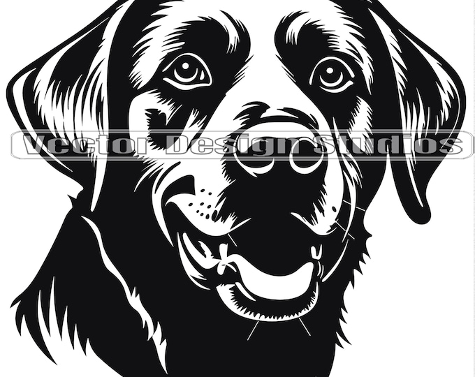 Labrador Retriever SVG Bundle, PNG, Dogs Clipart, Hand Drawn Dog Vector ...