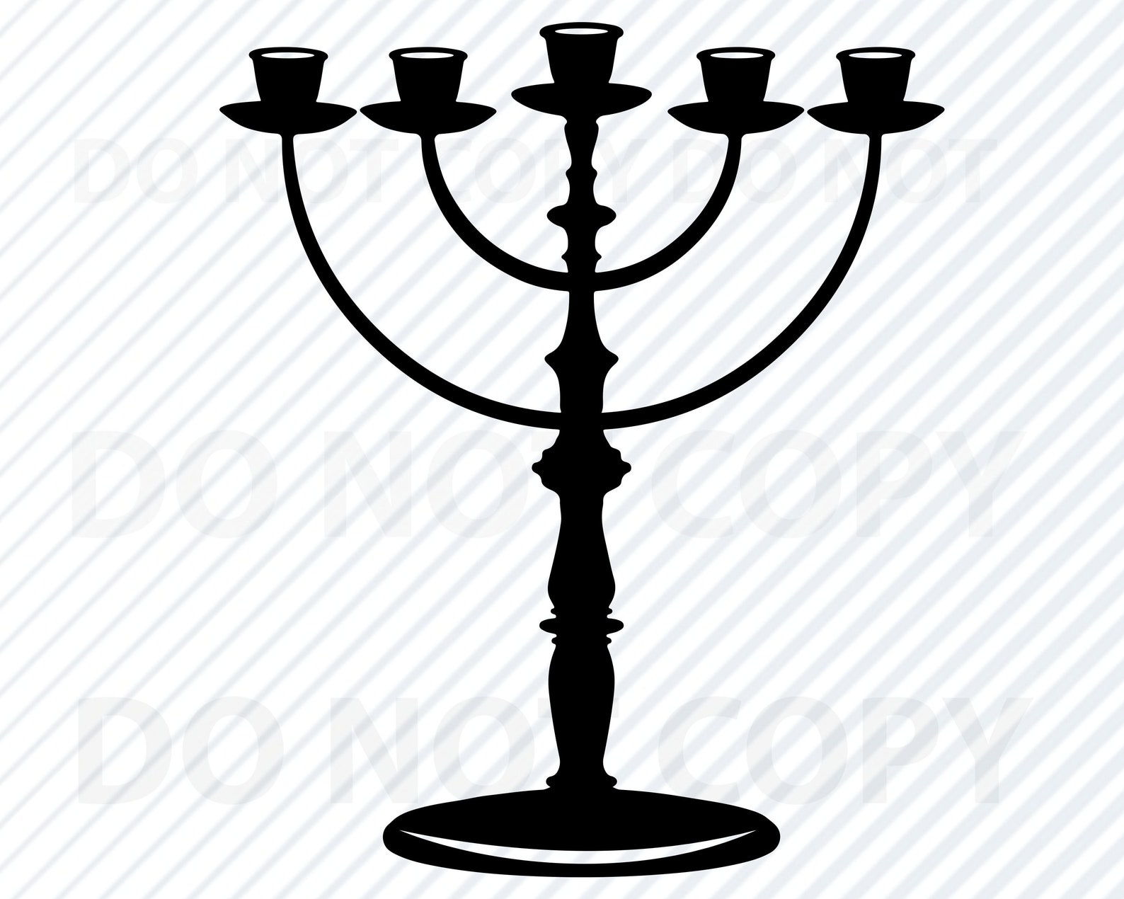 Candlestick Svg file for cricut Candle Holder Vector Images Etsy