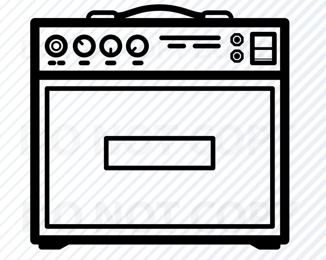 Guitar Amp Vector Images Guitar Amplifier SVG Fclipart Transfer SVG