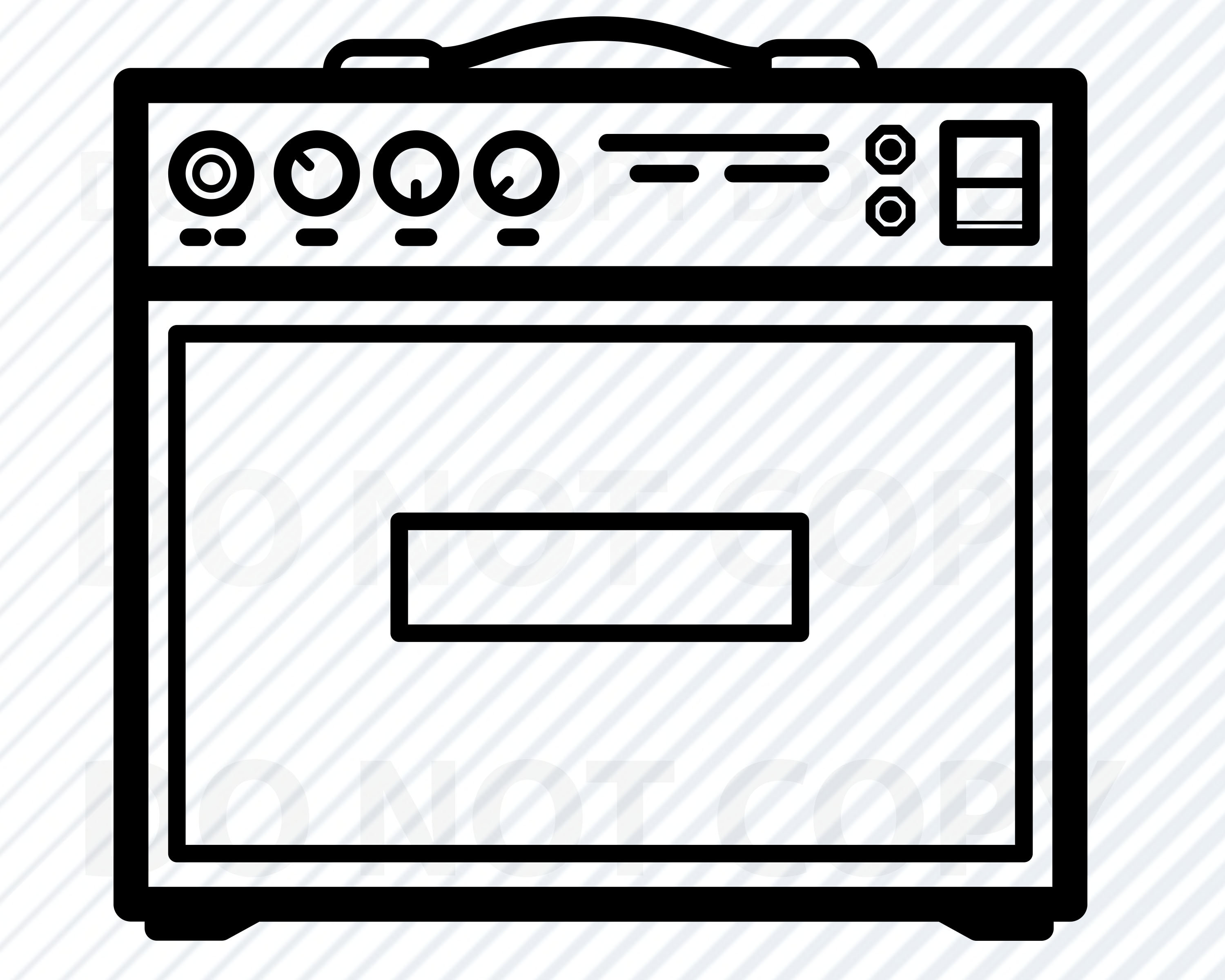 Guitar Amp Vector Images Guitar Amplifier SVG file for | Etsy