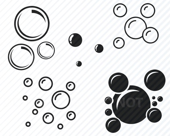 Air Bubble Clip Art Black And White