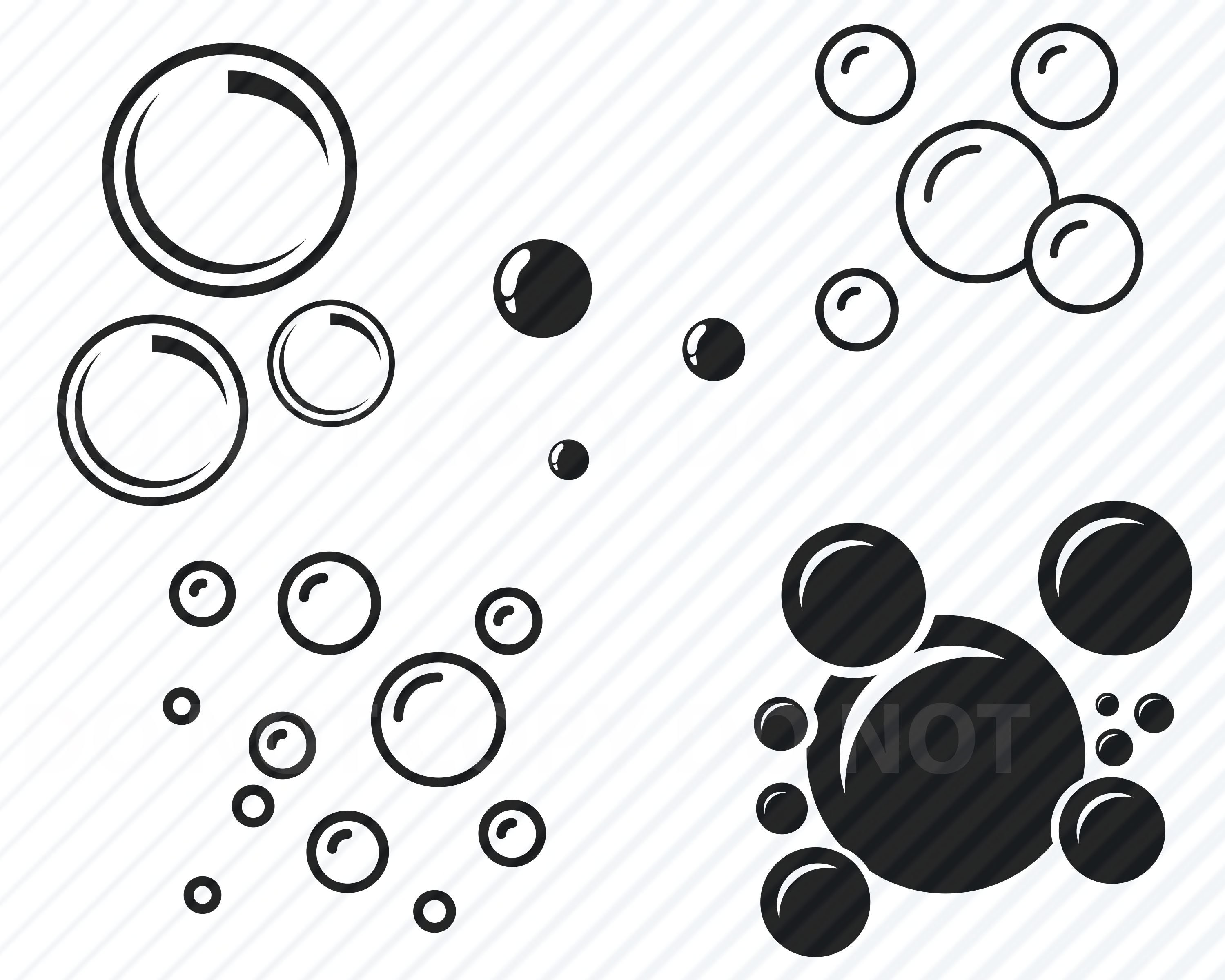 Soap Bubbles Clipart Black And White