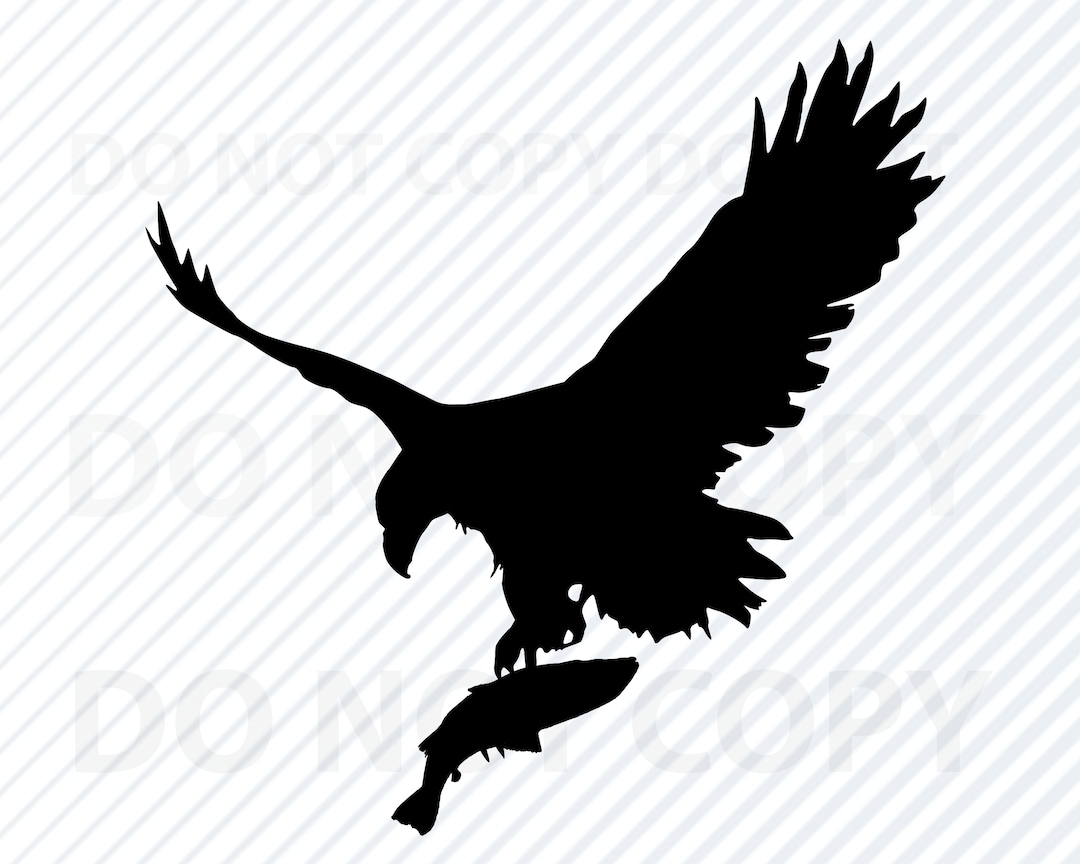 Eagle SVG Files Clipart - Clip Art Silhouette Vector Images - Archivos de  corte Imagen SVG - Cabeza de águila calva - Eps, Png, Dxf volando - Etsy ..., image size:1080x864