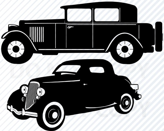 Download Vintage Cars Svg Files Mafia Cars Vector Images Vintage Etsy