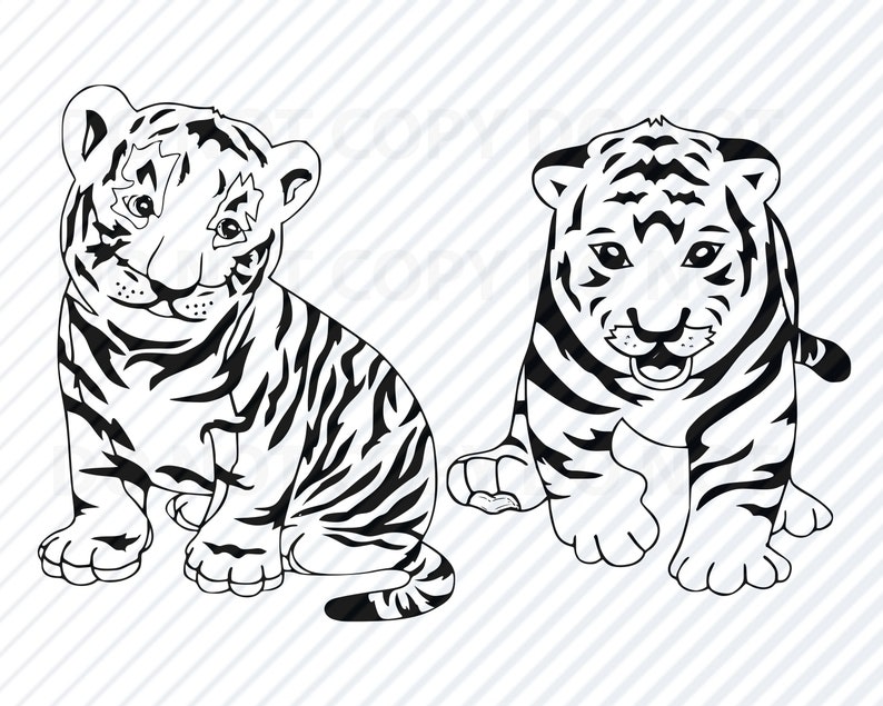 Download Dxf Lion Stencil Clipart Silhouette Black White Transfer Vector Images Tiger Clip Art Svg Files For Cricut Eps Png Baby Tiger 2 Svg Clip Art Art Collectibles