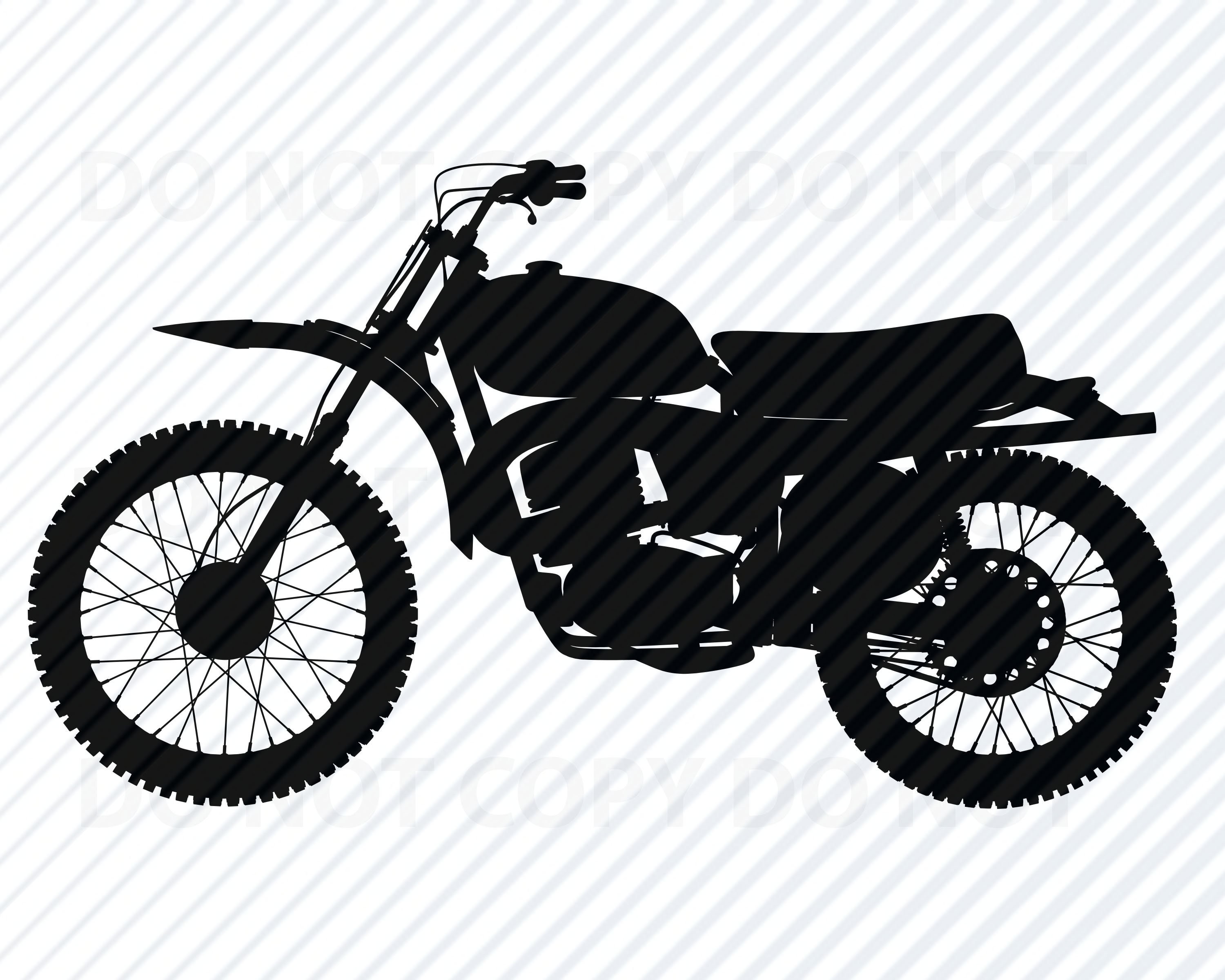 Download Dirt Bike svg files for cricut Motorcycle Vector Images | Etsy