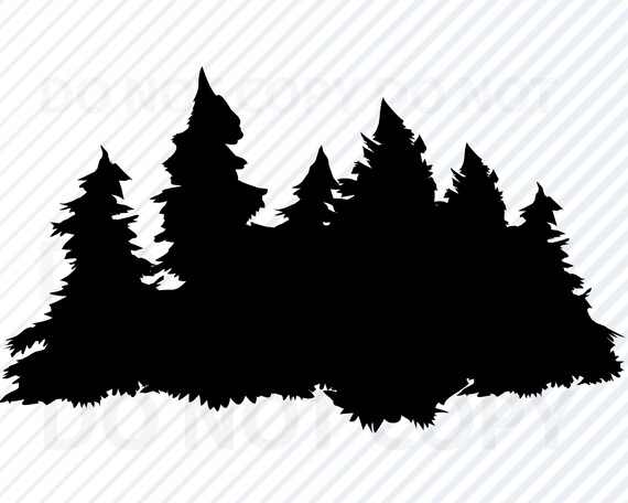 Download Pine Tree Svg File For Cricut Trees Vector Images Forest Etsy
