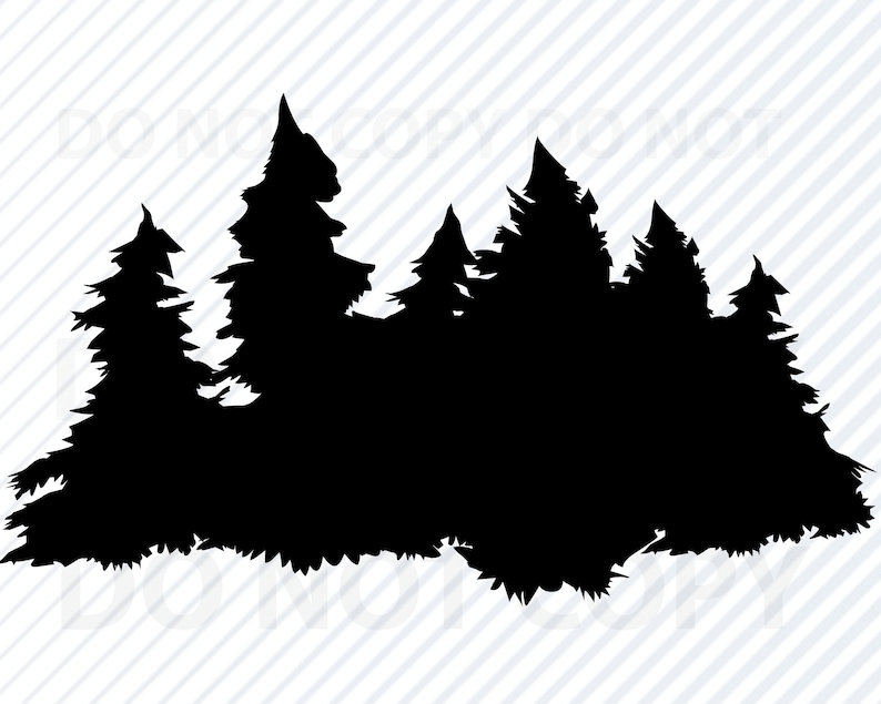 Download Pine Tree SVG File for Cricut Trees Vector Images Forest ...