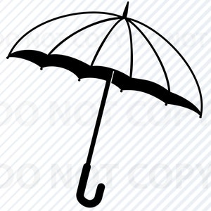 Umbrella SVG File Umbrella Vector Images Clipart-  file for Silhouette - Eps, Png ,Dxf Clip Art Umbrella png - Umbrella svg
