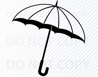 Umbrella SVG File Umbrella Vector Images Clipart-  file for Silhouette - Eps, Png ,Dxf Clip Art Umbrella png - Umbrella svg